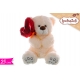 ORSO C/PALLONCINO CUORE 25CM