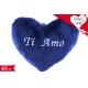 CUSCINO CUORE 'TI AMO' 40CM