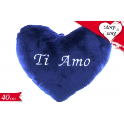 CUSCINO CUORE 'TI AMO' 40CM