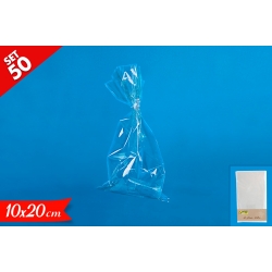 SET 50 BUSTE CELLOPHANE 10*20CM