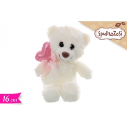 ORSO C/CUORE 16CM