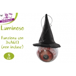 PALLA HALLOWEEN 8CM C/LED