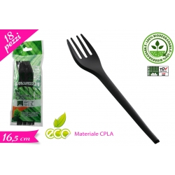 FORCHETTA CPLA COMPOST. NERA 18PZ