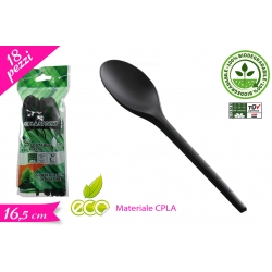 CUCCHIAIO CPLA COMPOST. NERO 18PZ