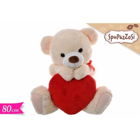 ORSO C/CUORE 80CM