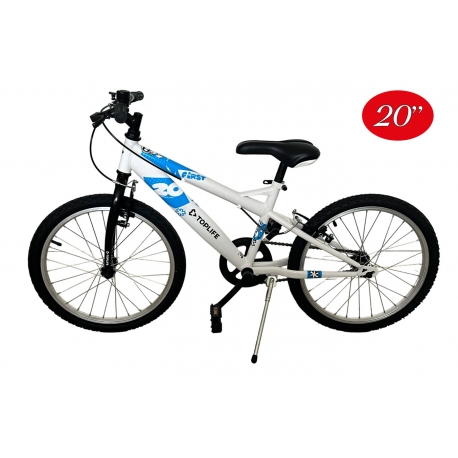 BICI MTB S/CAMBIO BIANCA/BLU 20'