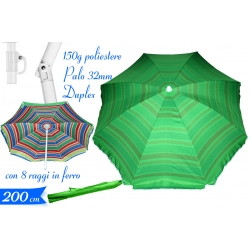 OMBRELLONE DUPLEX 200/8 32/32