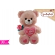 ORSO C/CUORE E ROSA