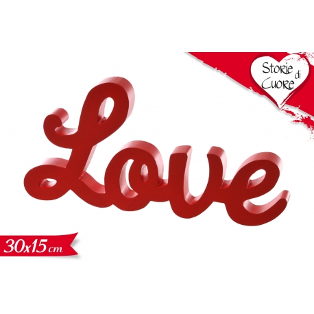 SCRITTA DECORATIVA LOVE