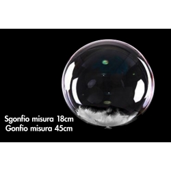 PALLONCINO 18CM C/PIUME