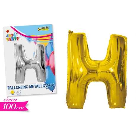 PALLONCINO LETTERA H 2ASS 97CM