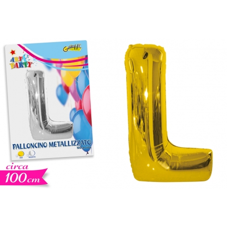 PALLONCINO LETTERA L 2ASS 108CM