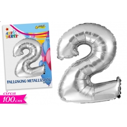 PALLONCINO NUMERO 2 119CM