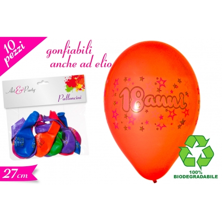 PALLONCINO '18 ANNI' 10PZ