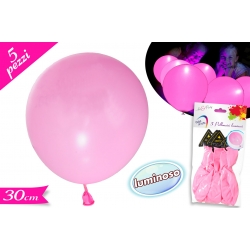 SET 5 PALLONCINI C/LED