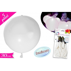 SET 5 PALLONCINI C/LED