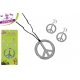 SET ORECCHINI + COLLANA 'PEACE'