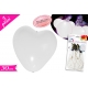 SET 5 PALLONCINI C/LED CUORE