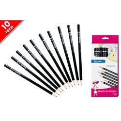 SET 10 MATITE DA DISEGNO IN BOX