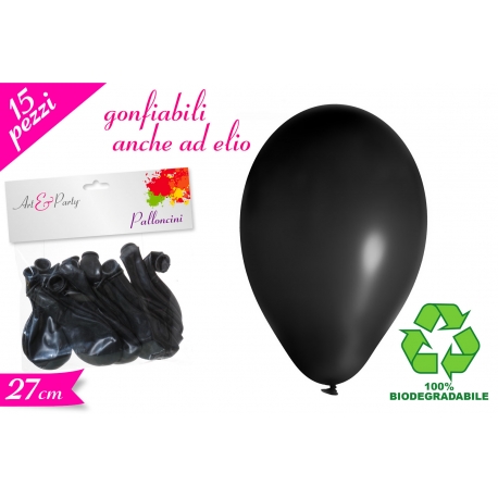 PALLONCINO ELIO 15PZ NERO