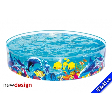 PISCINA RIGIDA FANTASIA MARE 183X38CM