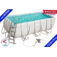 PISCINA STRUTT.+MOTORE 412X201X122CM