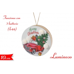 PENDAGLIO BABBO NATALE C/LUCE