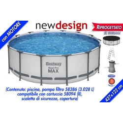 PISCINA STEEL PRO MAX 4.27X1.22MT