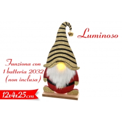 DECORAZIONE BABBO NATALE C/LUCE