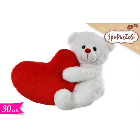 ORSO C/CUORE 30CM