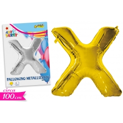 PALLONCINO LETTERA X 2ASS 96CM