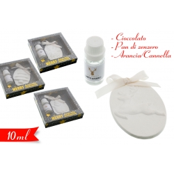 PROFUMATORE CERAMICA C/OLIO 10ML ASS